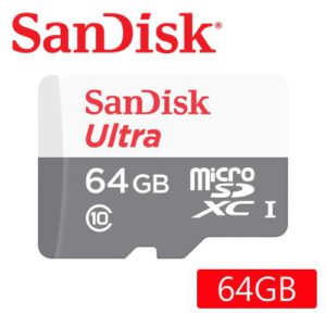 樹莓派適用 SANDISK 記憶卡 64GB