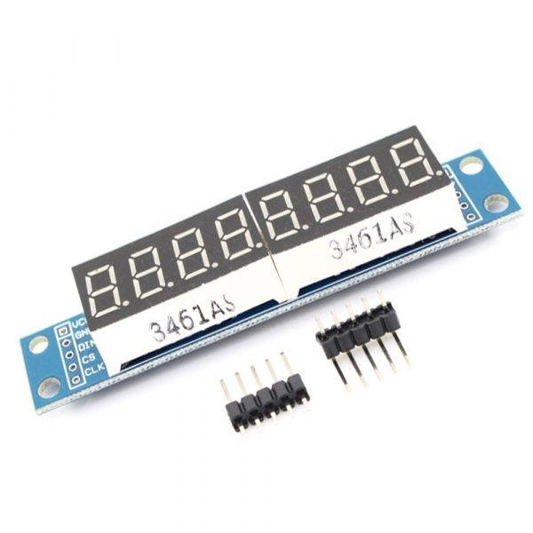 MAX7219 8位 LED 數碼管顯示模組 可多模組串接級聯 SPI控制 Arduino