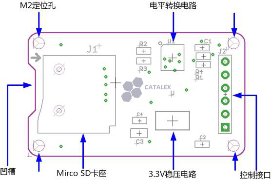 Arduino 專用 Micro SD卡讀寫模組