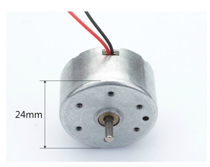 小型扁圓形直流馬達 5V