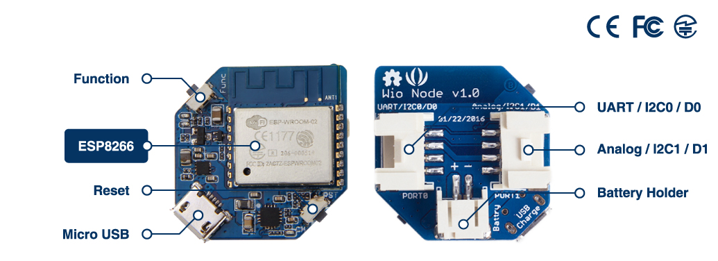 Wio Node 迷你 ESP8266 開發版