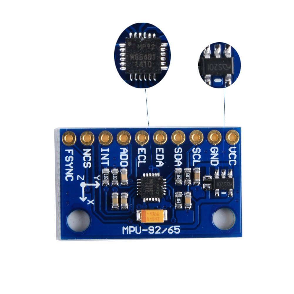 Mpu9250 9dof 九軸9軸姿態加速度陀螺儀指南針磁場傳感器 台灣物聯科技taiwaniot Studio
