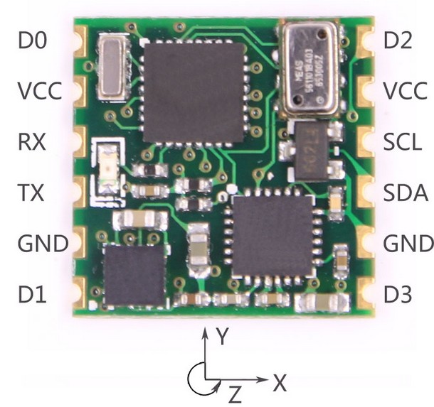 JY901 串口 9軸加速度計 MPU6050 陀螺儀 卡爾曼濾波 姿態角度輸出