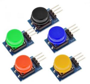 arduino 按鈕 5 色 大按鍵 模組 5色 