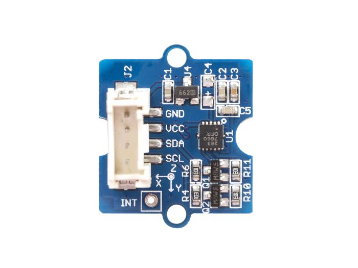 Grove-3軸數字加速度計MMA7660FC (±1.5g) 三軸加速度模組