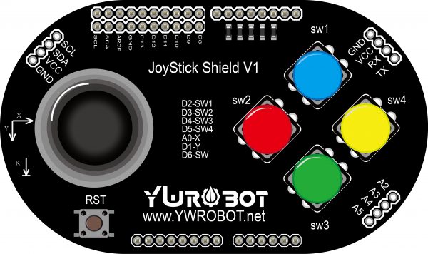Arduino JoyStick Shield 遊戲搖桿擴展板