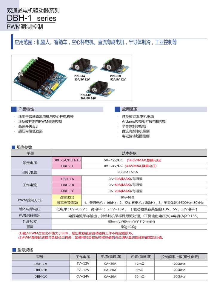 30A 雙路電機馬達驅動模組