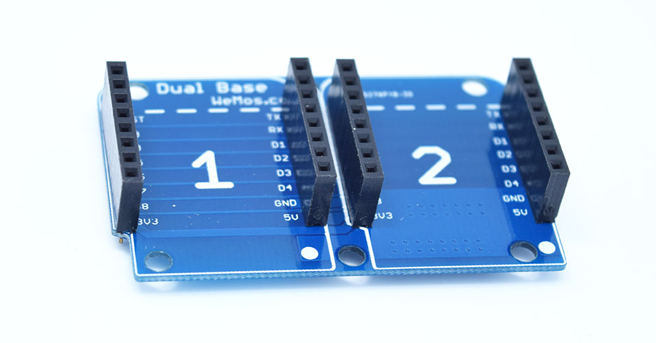 Dual Base for wemos mini D1 pro 擴展底板