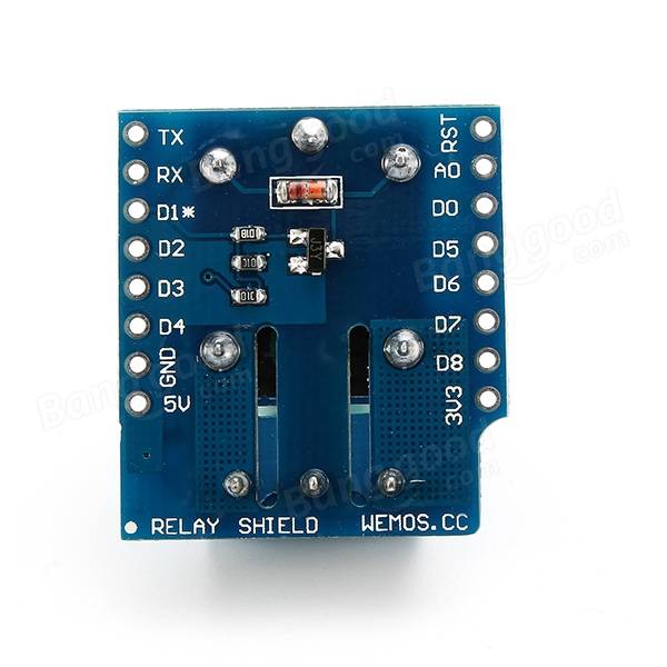 Wemos® DC 5V 1CH Relay Shield V2 Version 2 For Wemos D1 Mini ESP8266 WiFi Module