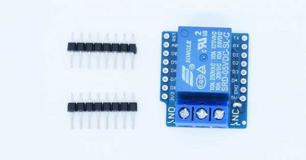 5V 1CH Relay Shield V2 For WEMOS D1 Mini – ESP8266 WiFi Relay Module For Arduino