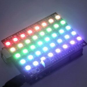 WS2812B 5050 RGB LED 內置全彩驅動彩燈擴展板