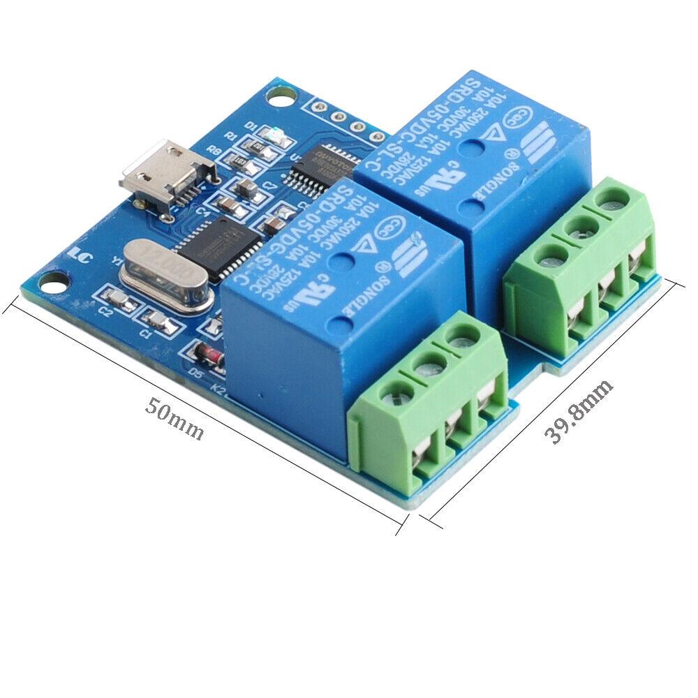 LCUS-1型 LCUS-2型 USB繼電器 尺寸2