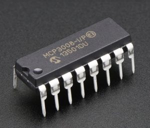 MicroChip MCP3008 8-Ch 10-bit ADC SPI通訊 Raspberry Pi