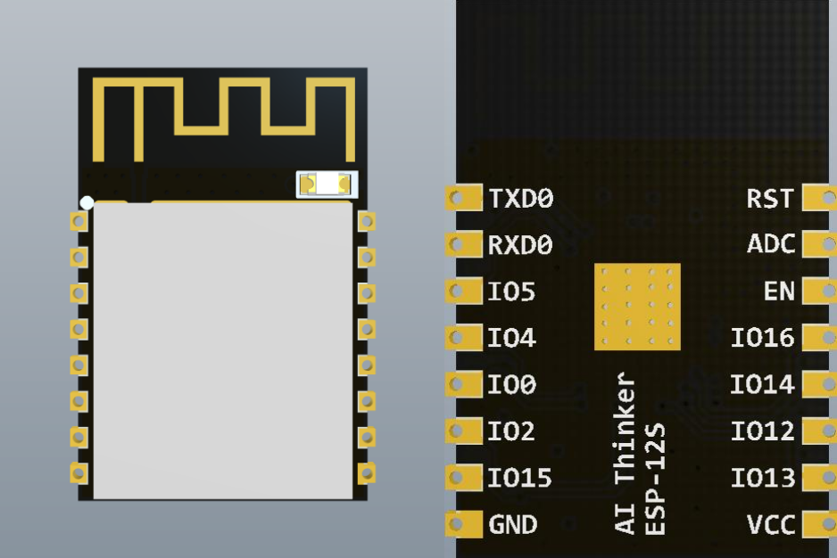 ESP8266 ESP-12S WiFi 模組 硬體