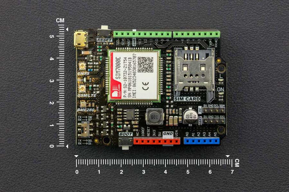SIM7000E Arduino NB-IoT / LTE / GPRS / GPSæ´å±å±è½