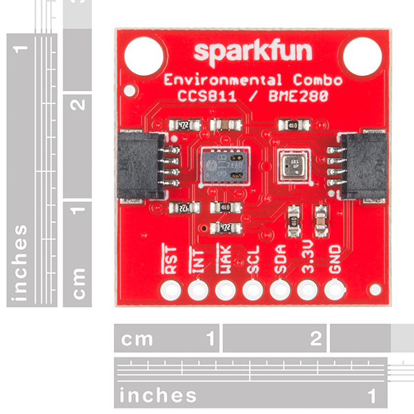 SparkFunç°å¢çµåçªç ´ - CCS811 / BME280ï¼Qwiicï¼