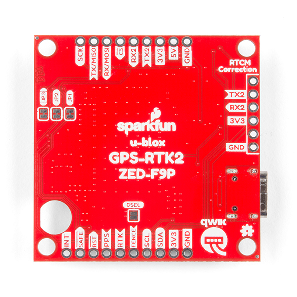 Sparkfun GPS-RTK2 Board – ZED-F9P (Qwiic) 全方位定位模組美國原廠