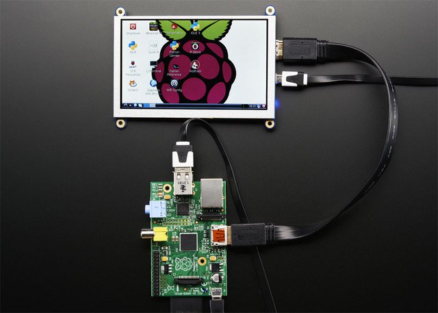 Adafruit 5“和7”800x480 TFT HDMI背包