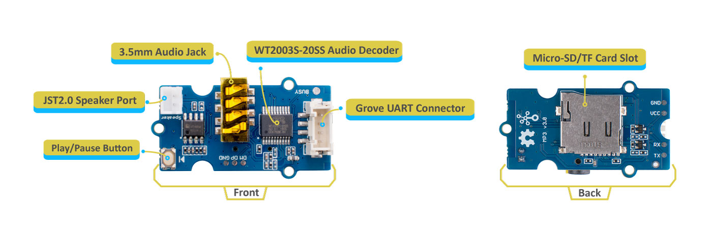 Grove MP3硬件