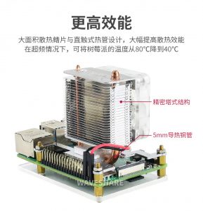 樹莓派小冰塔CPU散熱風扇