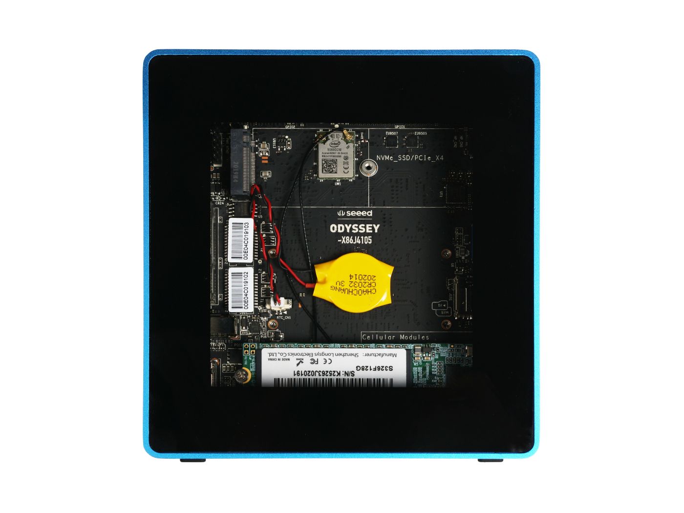 Odyssey Blue: Quad Core Celeron J4125 Windows 10 Mini PC with