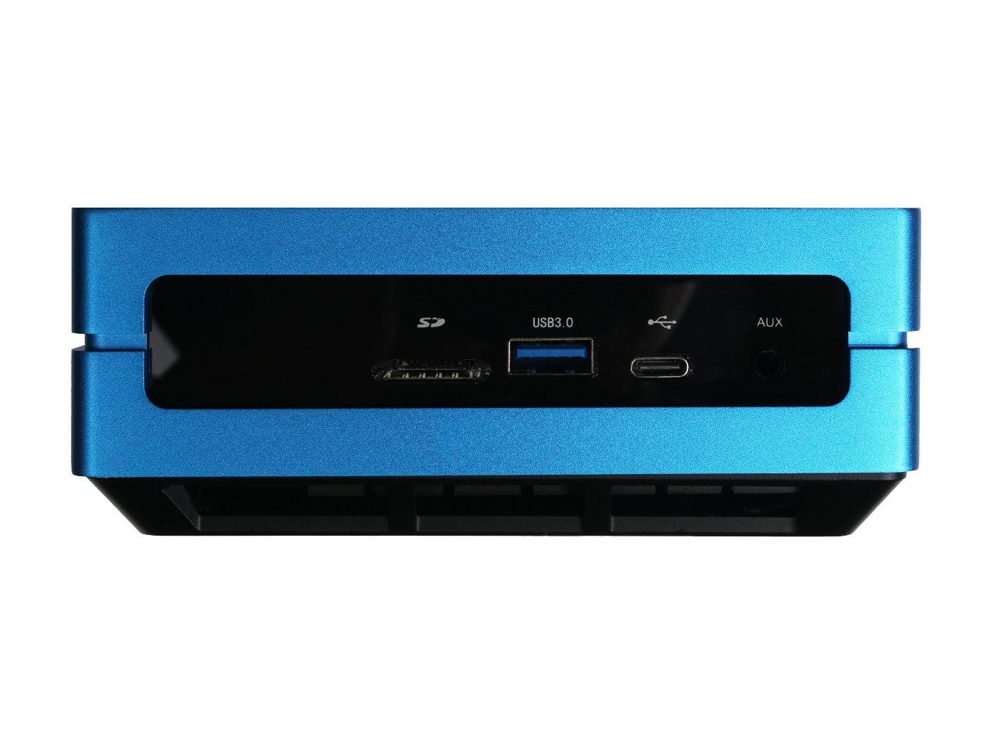 Odyssey Blue: Quad Core Celeron J4125 Windows 10 Mini PC with