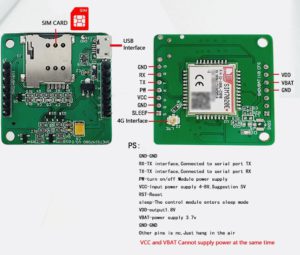 SIM7020E開發板 NB-IoT模組 脚位介紹