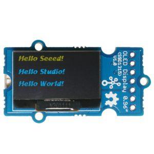 Grove-OLED 0.96吋 藍黃雙色OLED顯示模組