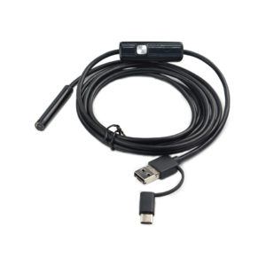 DFRobot Waterproof USB Endoscope Inspection Camera 內窺檢查防水攝影鏡頭 三合一USB接頭 適用樹莓派、NVIADIA