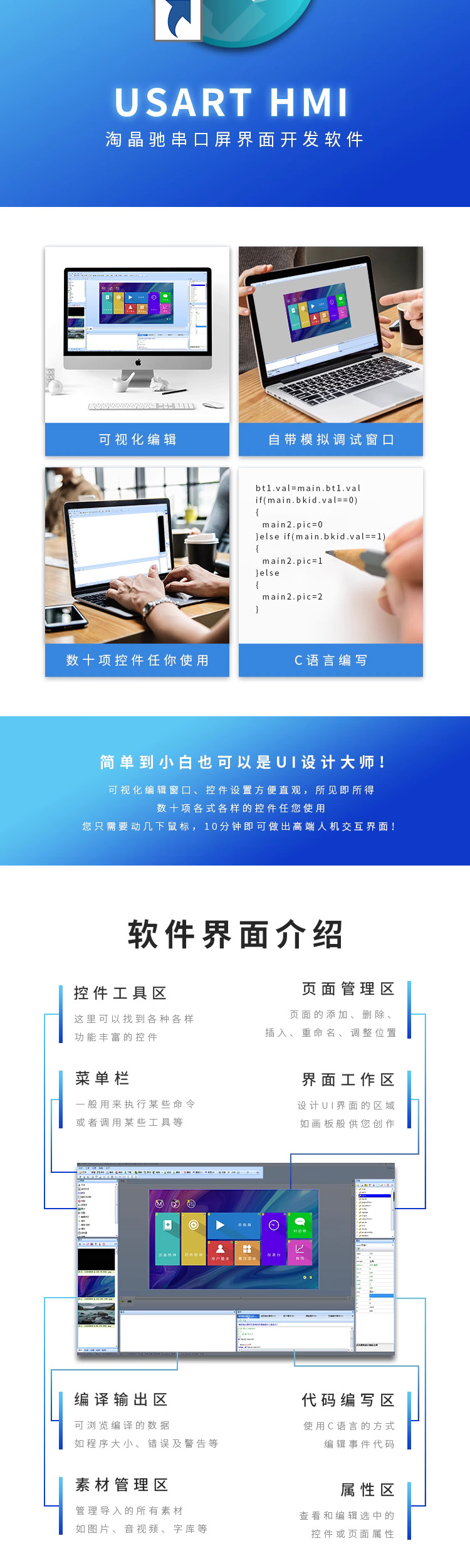 7吋TFT電容式觸控螢幕 USART HMI TTL/232 9