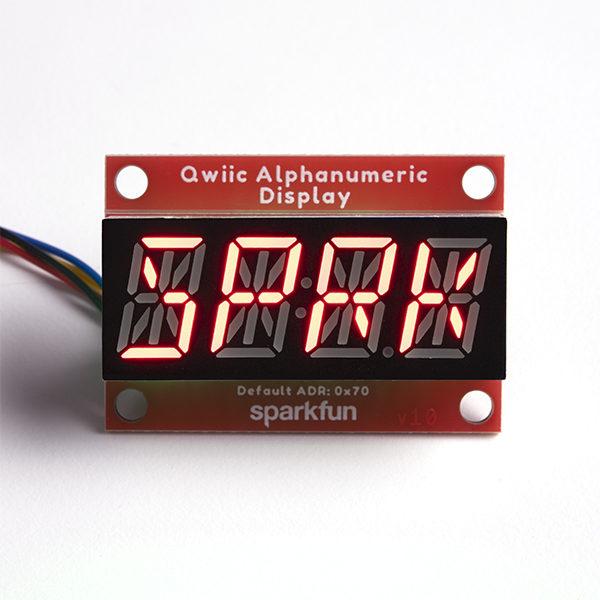 16916-SparkFun_Qwiic_Alphanumeric_Display_-_Red-Demo