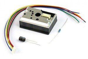 SHARP GP2Y1023AU0F 數字灰塵PM2.5感測器
