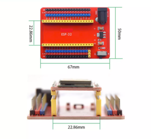 ESP32-IO擴展板 尺寸