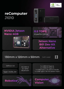 reComputer J1010-Edge AI Computer with NVIDIA Jetson Nano 4GB