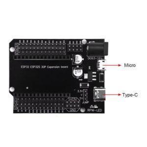 NODEMCU ESP32 擴展板 相容WROOM32 接口説明 2