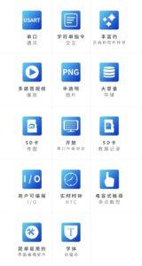 7吋TFT電容式觸控螢幕 USART HMI 支援音視頻 TTL/232 介面 4