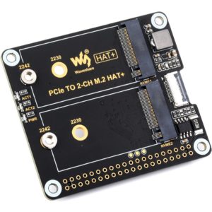 Raspberry Pi 5 PCIe HAT+：雙通道 M.2 NVMe 擴展板