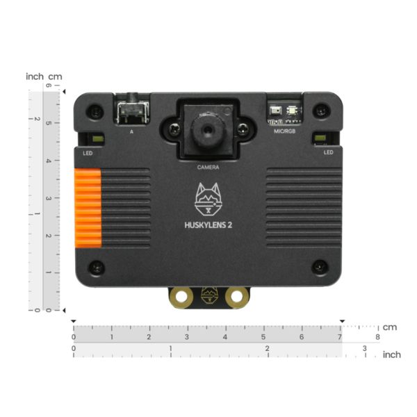 HUSKYLENS 2 – 6 TOPS LLM MCP AI Vision Sensor size