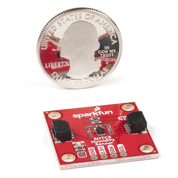 SparkFun Humidity Sensor Breakout - SHTC3 高精度數位溫濕度感測器 支援 Qwiic 與 I2C 尺寸