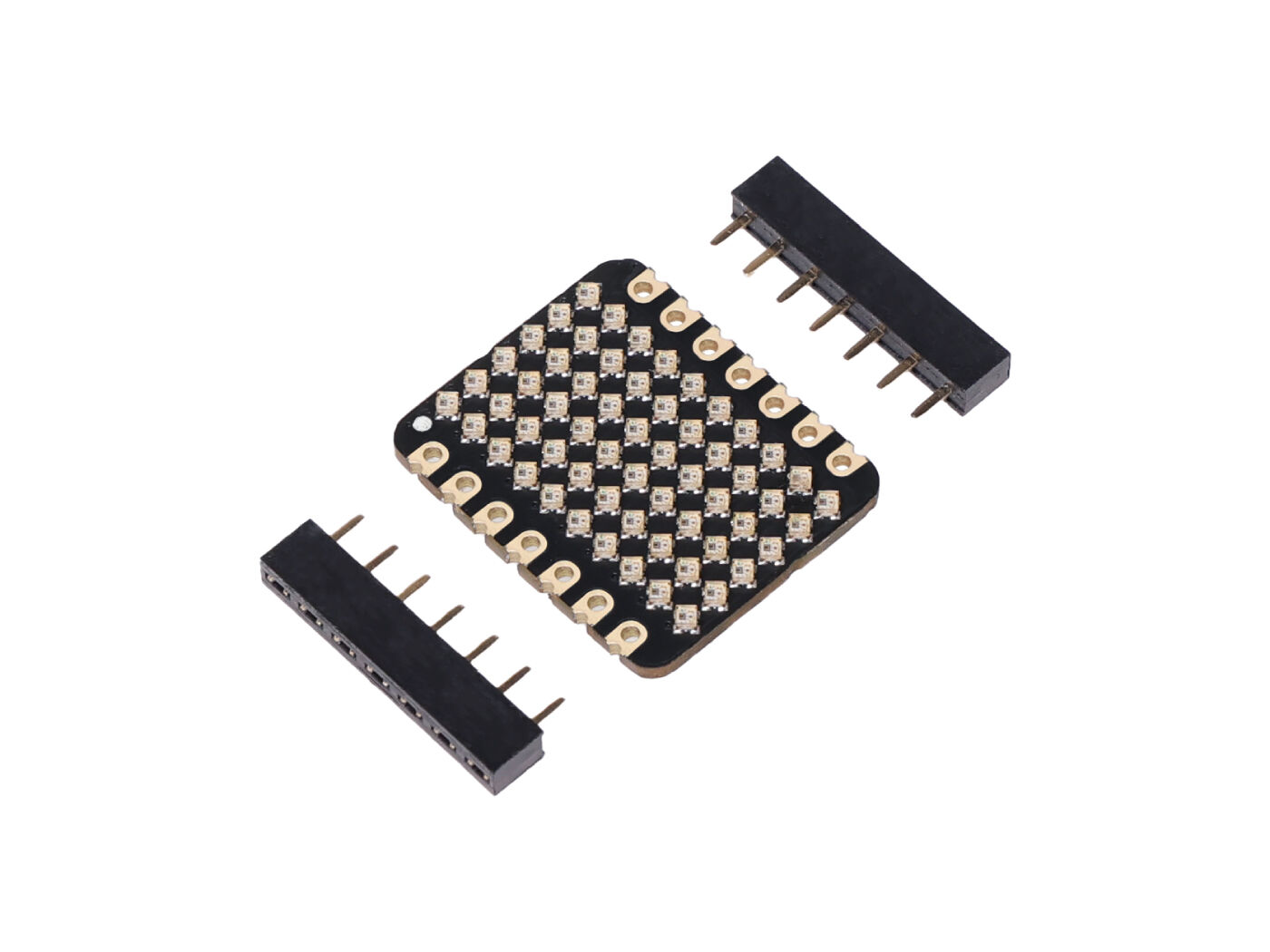 Seeed XIAO 6x10 RGB 矩陣擴充板:60 顆 WS2812B 微型 LED、全彩像素顯示、相容 QT Py 清單