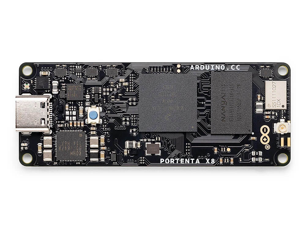 Arduino Portenta X8 旗艦工業級開發板 | 9 核心 Linux + Arduino 雙系統運算模組 正面