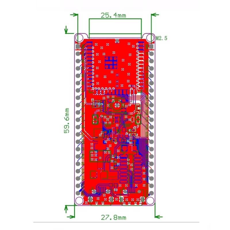 ESP32-S3 N16R8 雙核心 SoC:支援 AI 加速、Wi-Fi + 藍牙 5 (LE) 與強大安全機制 尺寸