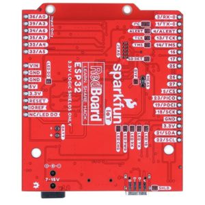 SparkFun IoT RedBoard - ESP32 開發板：整合 Qwiic、鋰電池管理與 microSD，物聯網原型開發首選 背面
