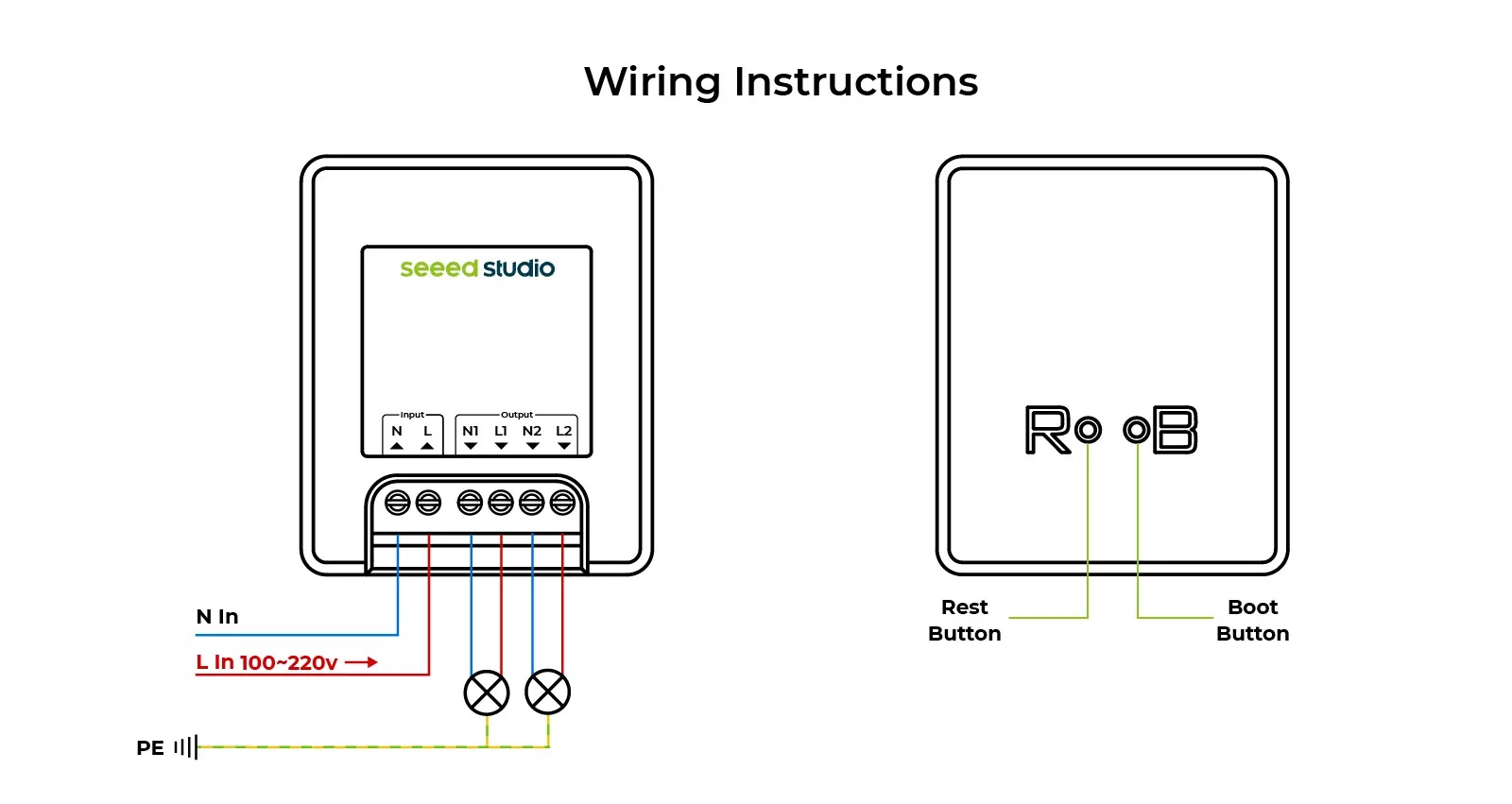 XIAO ESP32-C3 雙通道 Wi-Fi 繼電器模組:支援 Home Assistant & ESPHome、精準電量監測 (BL0942) 硬體介紹