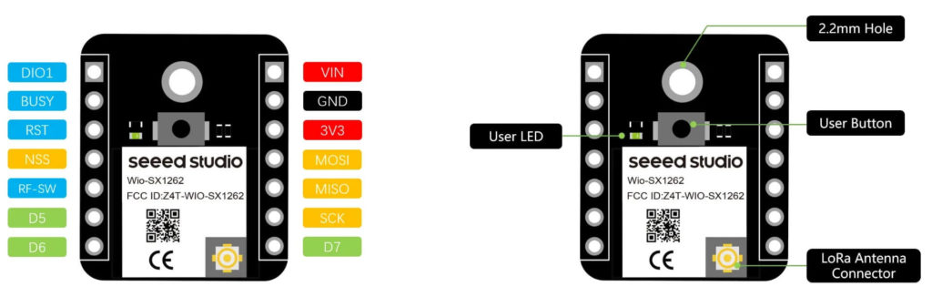 XIAO ESP32S3 & Wio-SX1262 Kit with 3D case for Meshtastic & LoRa