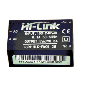 HLK-PM01 PM03 3M05C AC-DC 電源模組 | 110V/220V 轉 5V/3.3V 隔離降壓穩壓器 正面