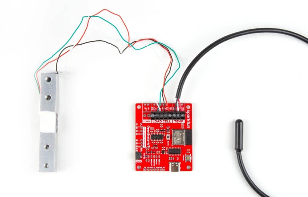 OpenScale - IoT 連接到稱重感測器和溫度感測器