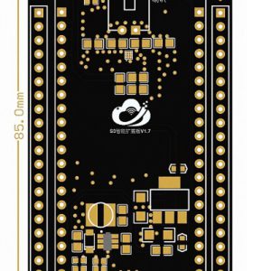 ESP32-S3 智能擴展板 V1.7 | 整合 I2S 音訊功放與 TFT 顯示器開發底板 尺寸