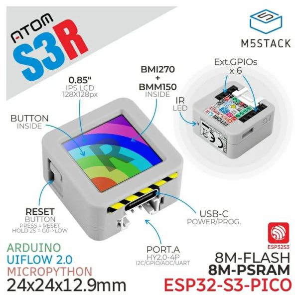 M5Stack-ATOMS3R Development Kit-C126-1