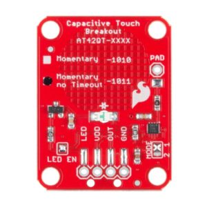SparkFun 電容式觸控模組 - AT42QT1011 (支援單按鈕觸控與數位 I/O) 背面
